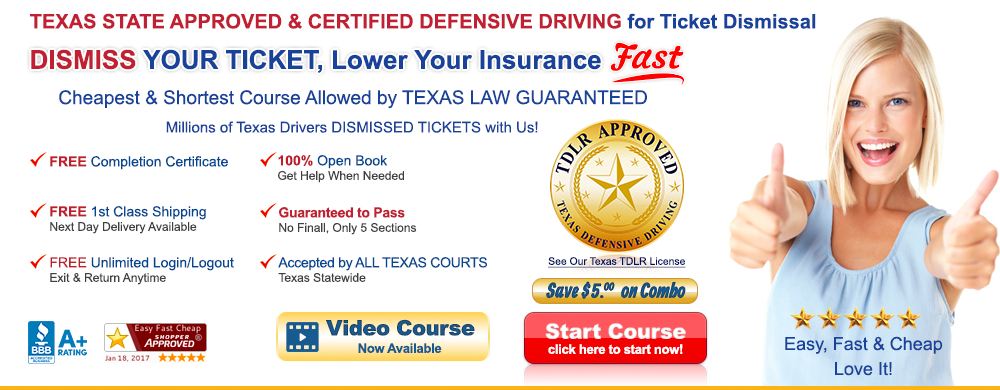 Texas approved defensive driving online